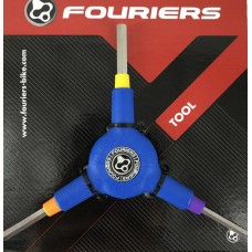 Ключ шестигранник Fouriers Hex Wrench, 80мм, 4/5/6мм, разные цвета (TL-S001)