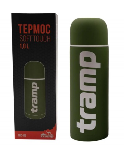 Термос Tramp Soft Touch 1 л (TRC-109-khaki)