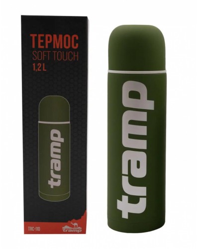 Термос Tramp Soft Touch 1,2 л (TRC-110-khaki)
