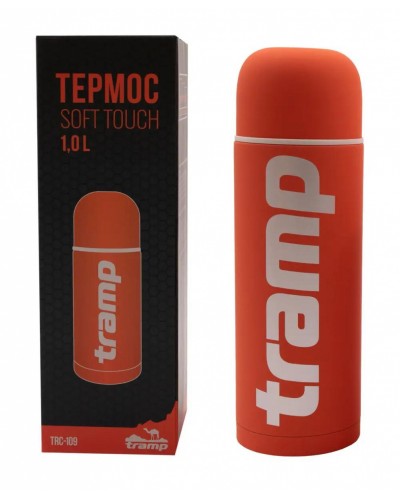 Термос Tramp Soft Touch 1,2 л (TRC-110-orange)