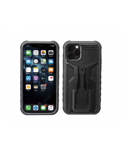 Чехол для телефона Topeak RideCase iPhone 11 Pro чёрн/серебро (TRK-TT9863BG)