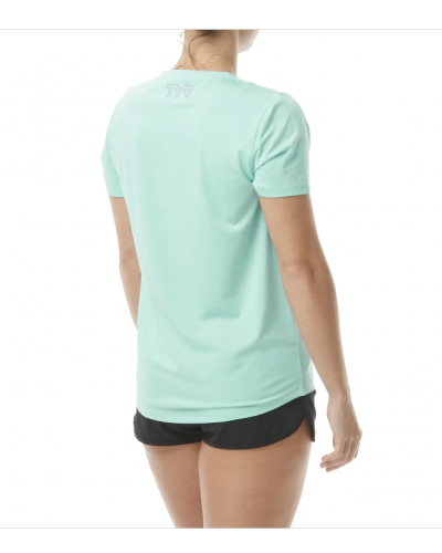 Футболка жіноча TYR Women’s SunDefense Short Sleeve Shirt Mint