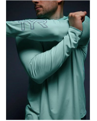 Футболка чоловіча з капюшоном TYR Men’s SunDefense Hooded Mint