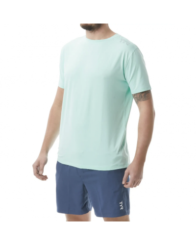 Футболка чоловіча TYR Men’s SunDefense Short Sleeve Shirt Mint