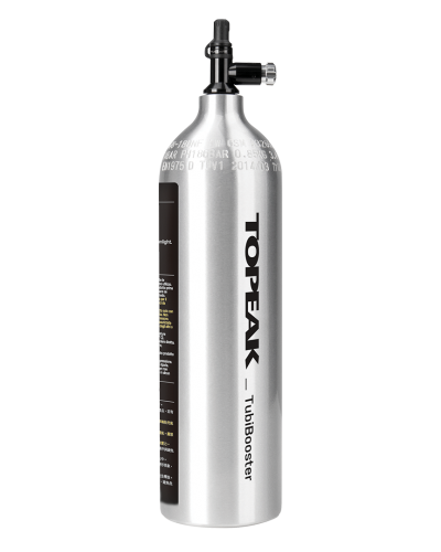 Насос для б/к Topeak TubiBooster + CO2 inflator 14bar/макс алюм 820г серебро (TUB-BST)