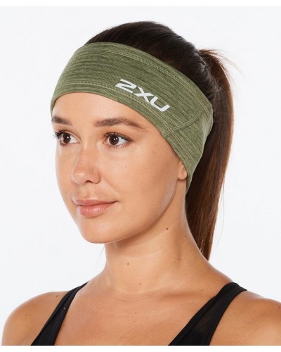Повязка 2XU Thermal Headband (UQ6549f) зелёная