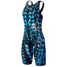 Стартовий костюм жіночий TYR Women’s Venzo Genesis Open Back Swimsuit, Steel Blue (VZNOB6A-199)