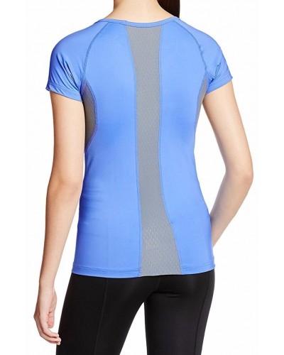 Женская компрессионная футболка 2XU Short Sleeve Compression Top (WA2269a) голубой