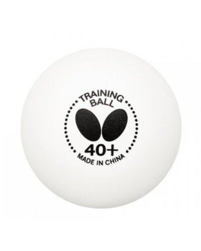 М'ячі Butterfly Training Ball (120 шт в уп), білі (bbt1)