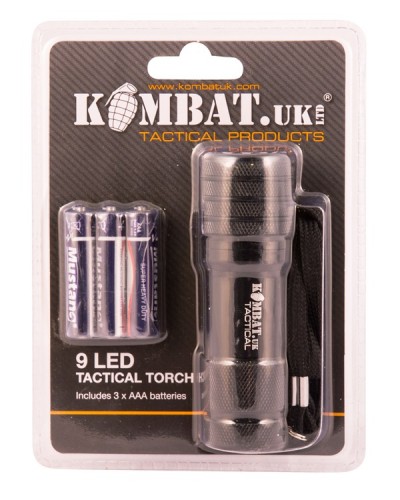 Фонарик KOMBAT 9 Led Tactical torch (kb-9ltt)