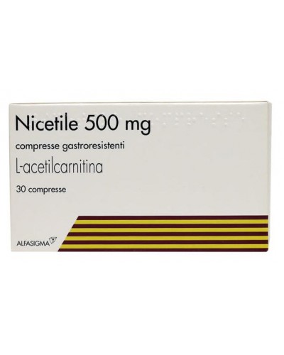 Ницетил Nicetile L-ацетилкарнитин в таблетках 500мг 30таб