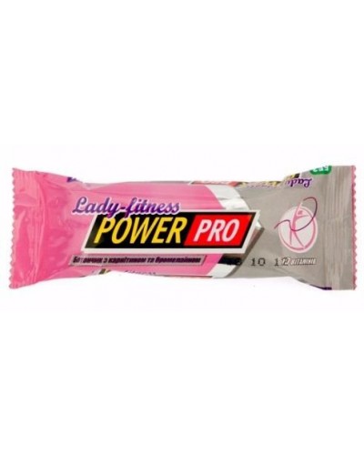 Протеиновый батончик Power Pro Lady Fitness с фруктовым миксом