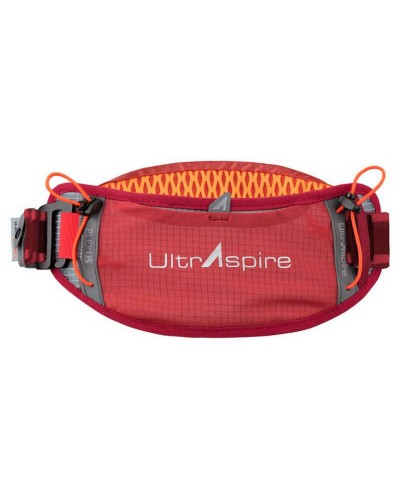 Поясна сумка для бігу UltrAspire Plexus Waist Pack Burgundy з тримачем Lumen Ally для ліхтаря бордов