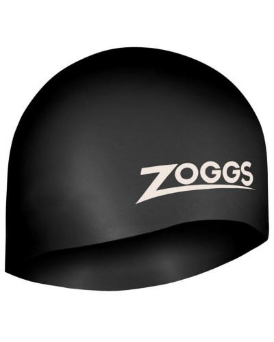 Шапочка для плавання Zoggs Easy-fit Silicone Cap чорна