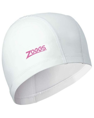 Шапочка для плавання Zoggs Nylon-Spandex PU Coated Cap білий