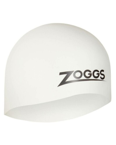 Шапочка для плавання Zoggs Easy-fit Silicone Cap біла