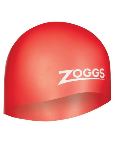 Шапочка для плавання Zoggs Easy-fit Silicone Cap червона