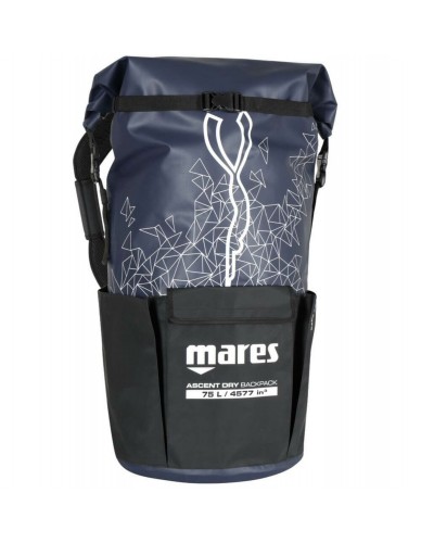 Рюкзак сухий для підводного полювання Mares Ascent Dry Backpack синьо- чорний