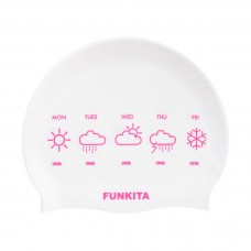 Шапочка для плавання Funkita Silicone Swimming Cap Swim Week (FS997203400) біла