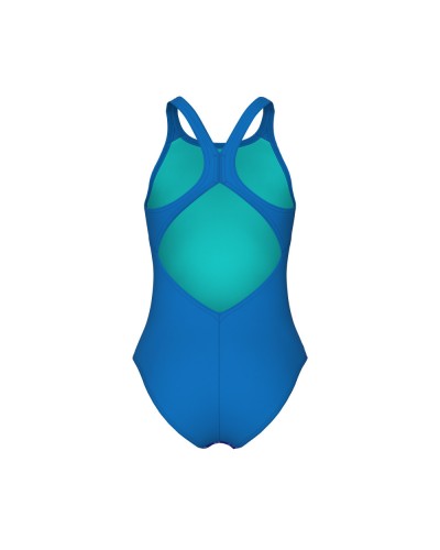 Дитячій купальник Arena MULTI COLOURS SWIMSUIT V BACK (009007-808) блакитний розмір 12-13 років