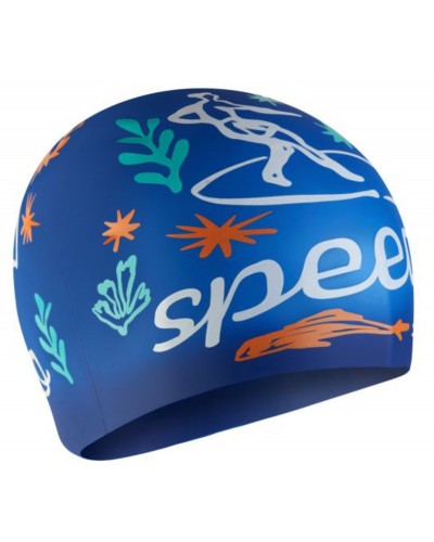 Шапка для плавання Speedo SLOGAN PRT CAP JU/JF/JM