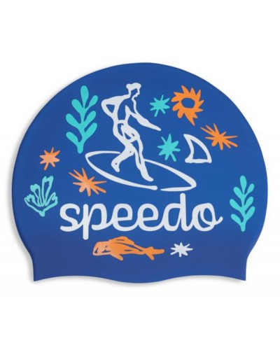 Шапка для плавання Speedo SLOGAN PRT CAP JU/JF/JM