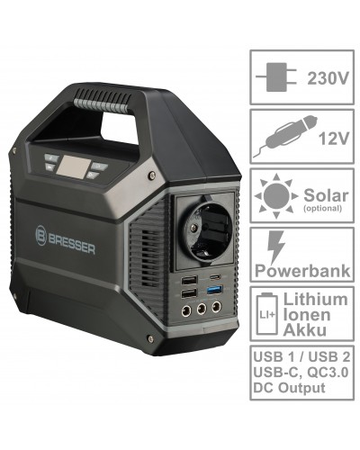 Портативна зарядна станція Bresser Portable Power Supply 100 Watt (3810000)