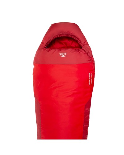 Спальний мішок Highlander Serenity 450/-10°C Red Left (SB187-RD)