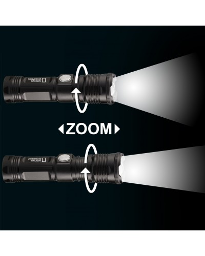 Ліхтар National Geographic Iluminos Led Zoom Flashlight 1000 lm (9082400)