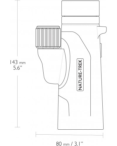 Монокуляр Hawke Nature Trek 8x42 Green (35220)