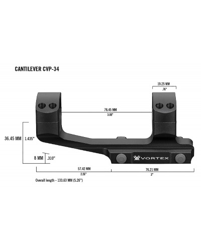 Кріплення Vortex Pro 34mm Cantilever mount (CVP-34)