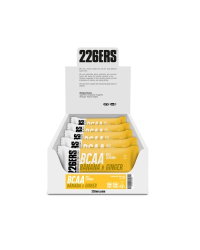 Енергетичний батончик 226ERS ENDURANCE FUEL BAR BCAA банан та імбир 60g