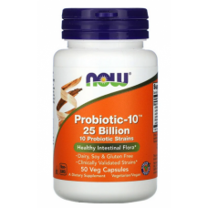 Пробіотик NOW Foods Probiotic-10 25 Billion - 50 веган капс