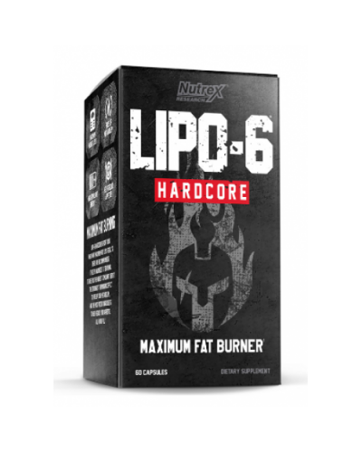 Жироспалювач Lipo-6 Hardcore - 60 капс