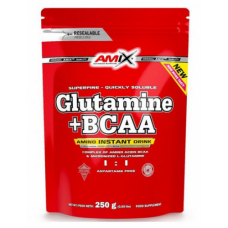 Амінокислоти L - Glutamine + BCAA - 250 г - манго