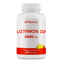 Вітаміни Sporter Vitamin D3 2000 ME - 120 гелевих капсул