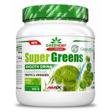 Біодобавка Amix GreenDay Super Greens Smooth Drink - 360 г - зелене яблуко