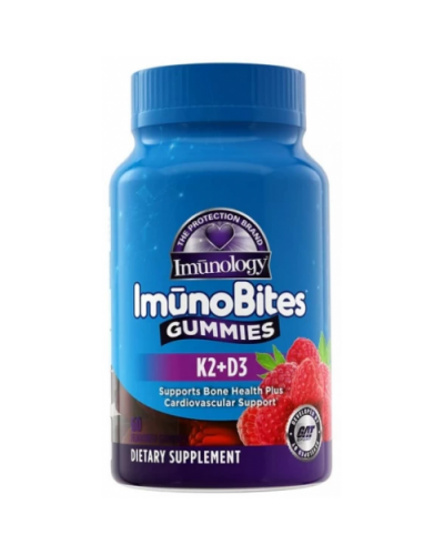 Imuno Bites Vitamin D2+K3 - 60 Gummies 12/2023