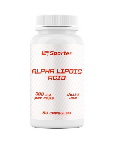 Альфа-ліпоєва кислота Sporter Alpha Lipoic Acid 300 мг - 60 капс