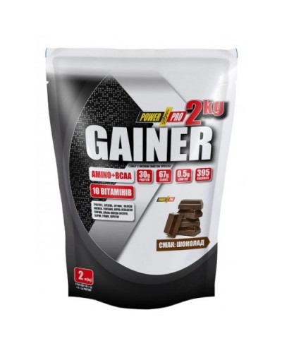 Гейнер Power Pro Gainer, 2 кг - шоколад