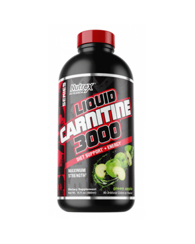 Жироспалювач Liquid Carnitine 3000 - Green Apple - 480 мл