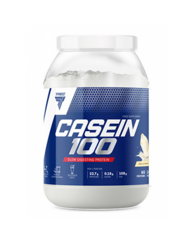 Казеїн Trec Nutrition Casein 100 - 1800 г - полуниця-банан