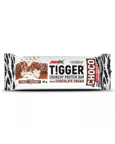 Батончик TiggerZero Choco Protein Bar - 60 г 1/20 - шоколад-кокос