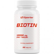 Біотин Sporter Biotin 10000 мкг - 60 таб