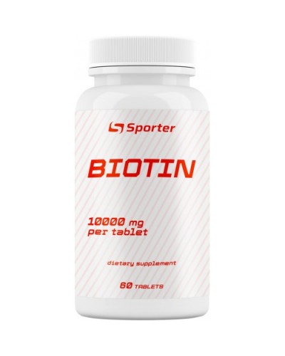 Біотин Sporter Biotin 10000 мкг - 60 таб