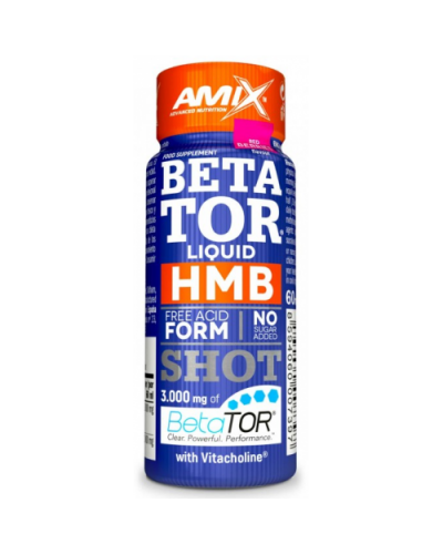 Спортивна добавка для покращення фізичної витривалості AmixTM BetaTOR® LIQUID SHOT - 1/20 60 мл - ягоди