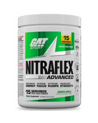 Nitraflex Advanced - 142,5 г - зелене яблуко 03/2024