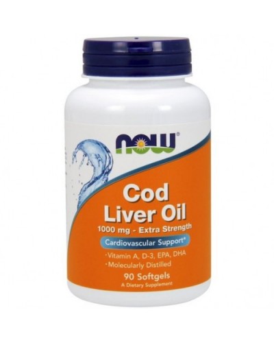 Cod Liver Oil 1,000 мг - 90 софт гель 08/2025
