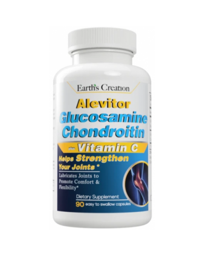 Харчова добавка Alevitor Glucosamine Chondroitin (1500/1200 mg) + Vit C - 90 капс