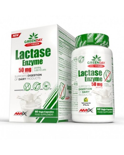 GreenDay ProVegan Lactase Enzyme - 60 веган капс